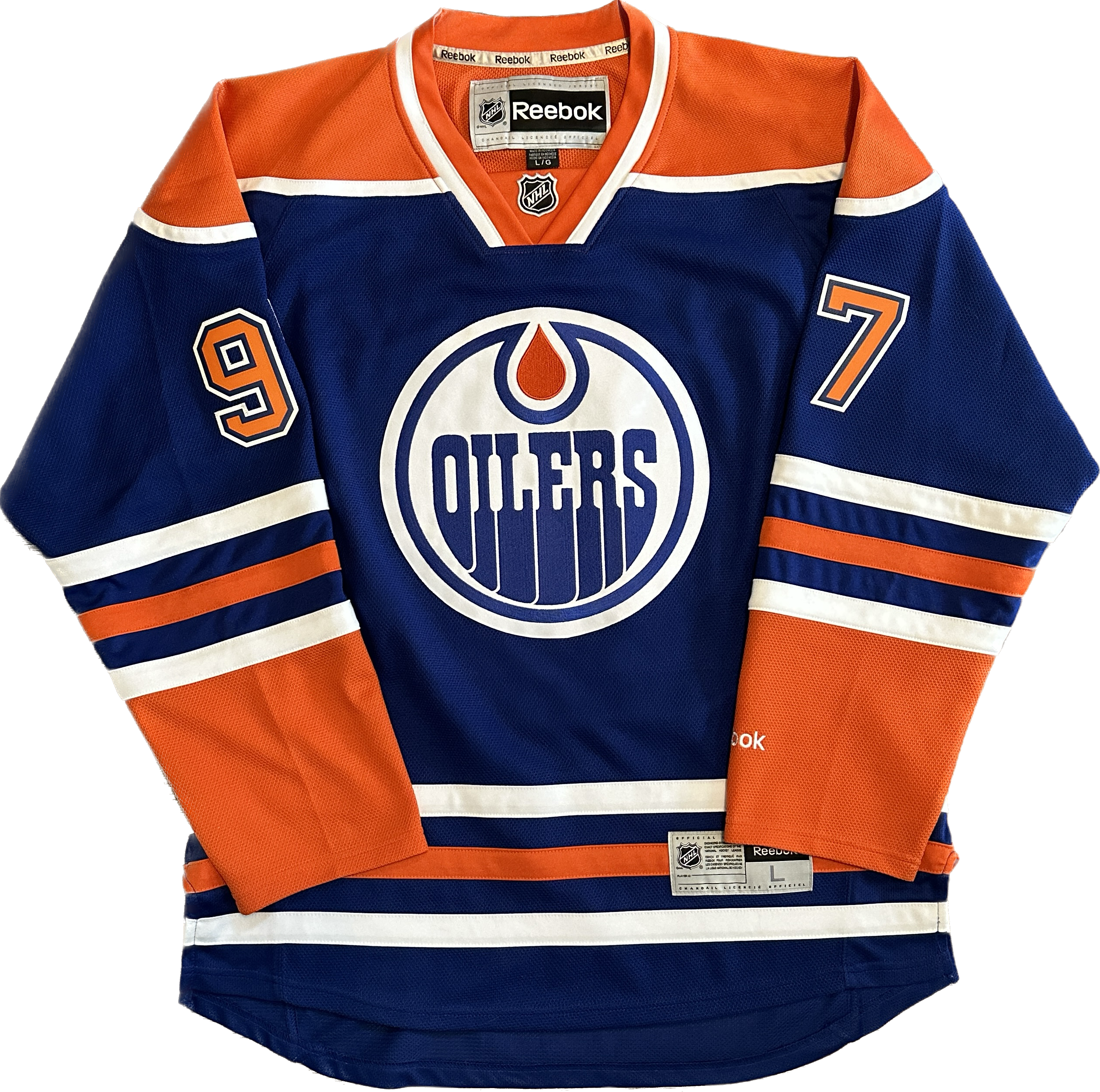 Edmonton Oilers NHL Hockey Jersey (L)