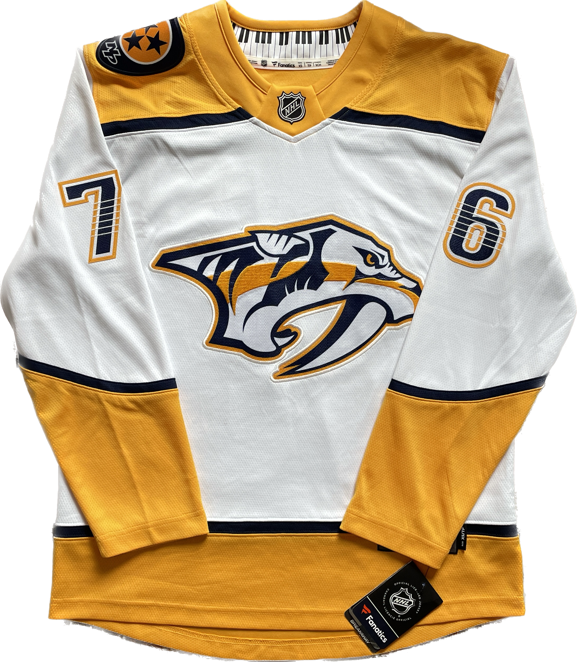 Nashville Predators NHL Hockey Jersey XS Slapshot Vintage