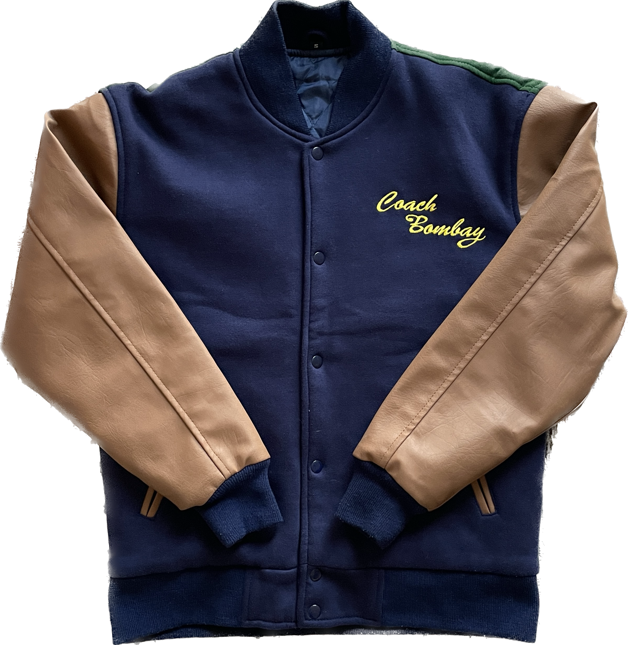Mighty Ducks Coach Bombay Varsity Jacket S Slapshot Vintage