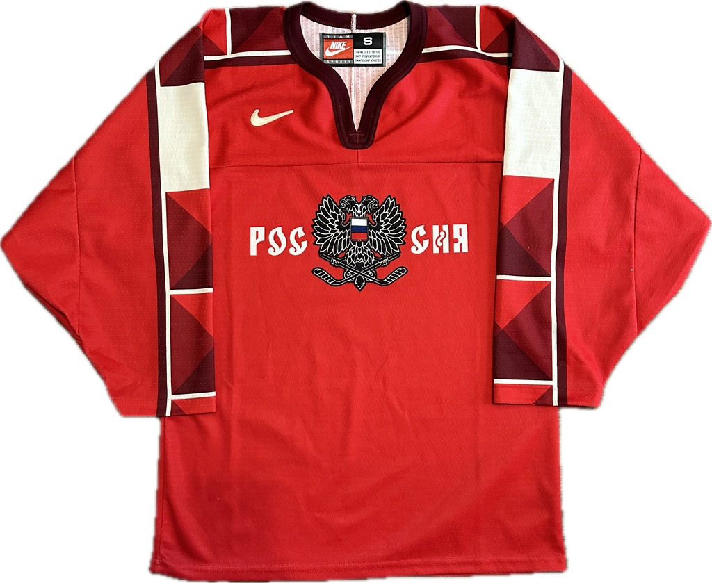 Vintage Russia IIHF Nike Hockey Jersey (S)