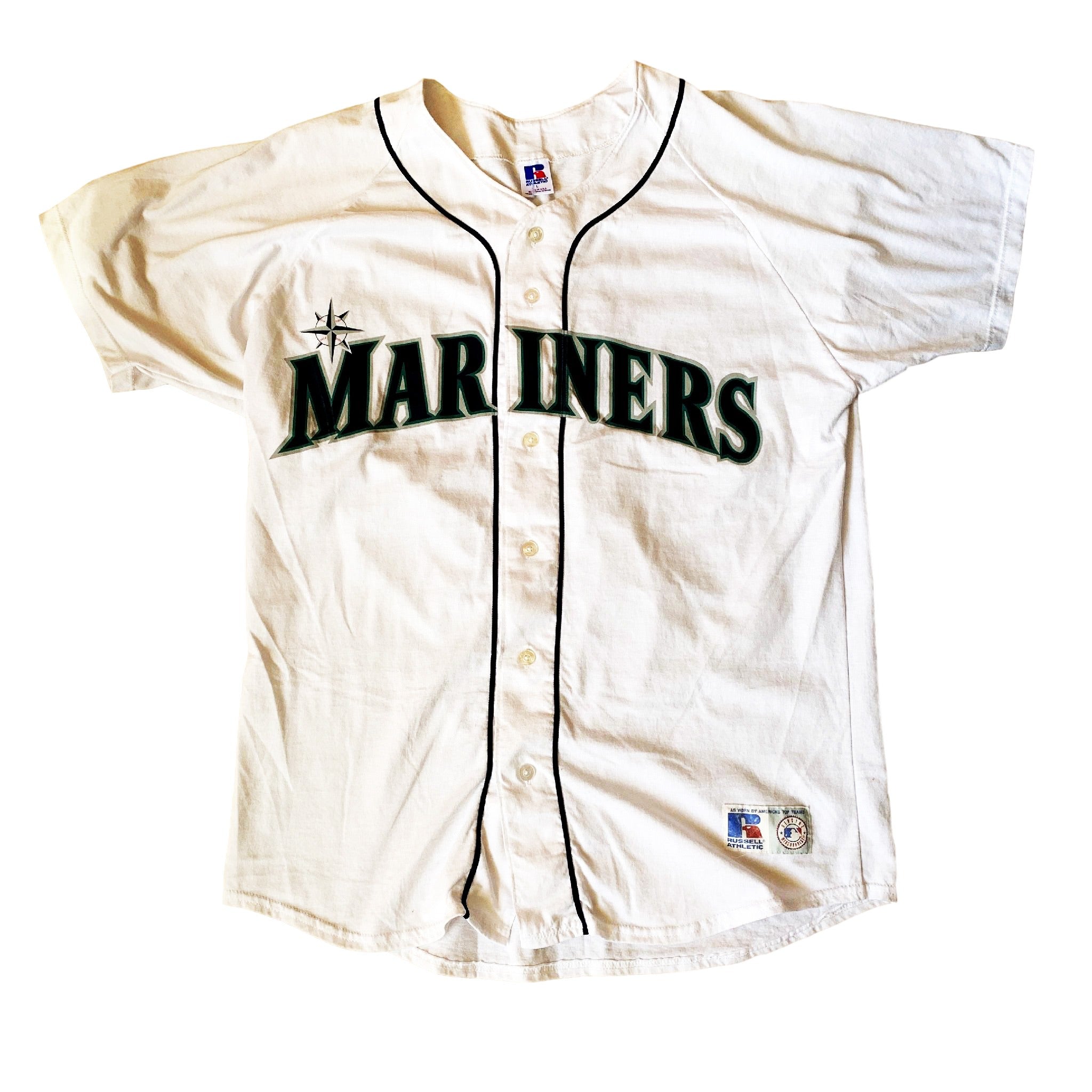 Vintage Seattle Mariners MLB Baseball Jersey (L)