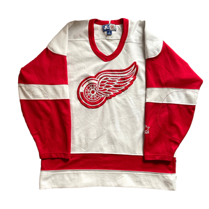 Red wings discount jersey vintage