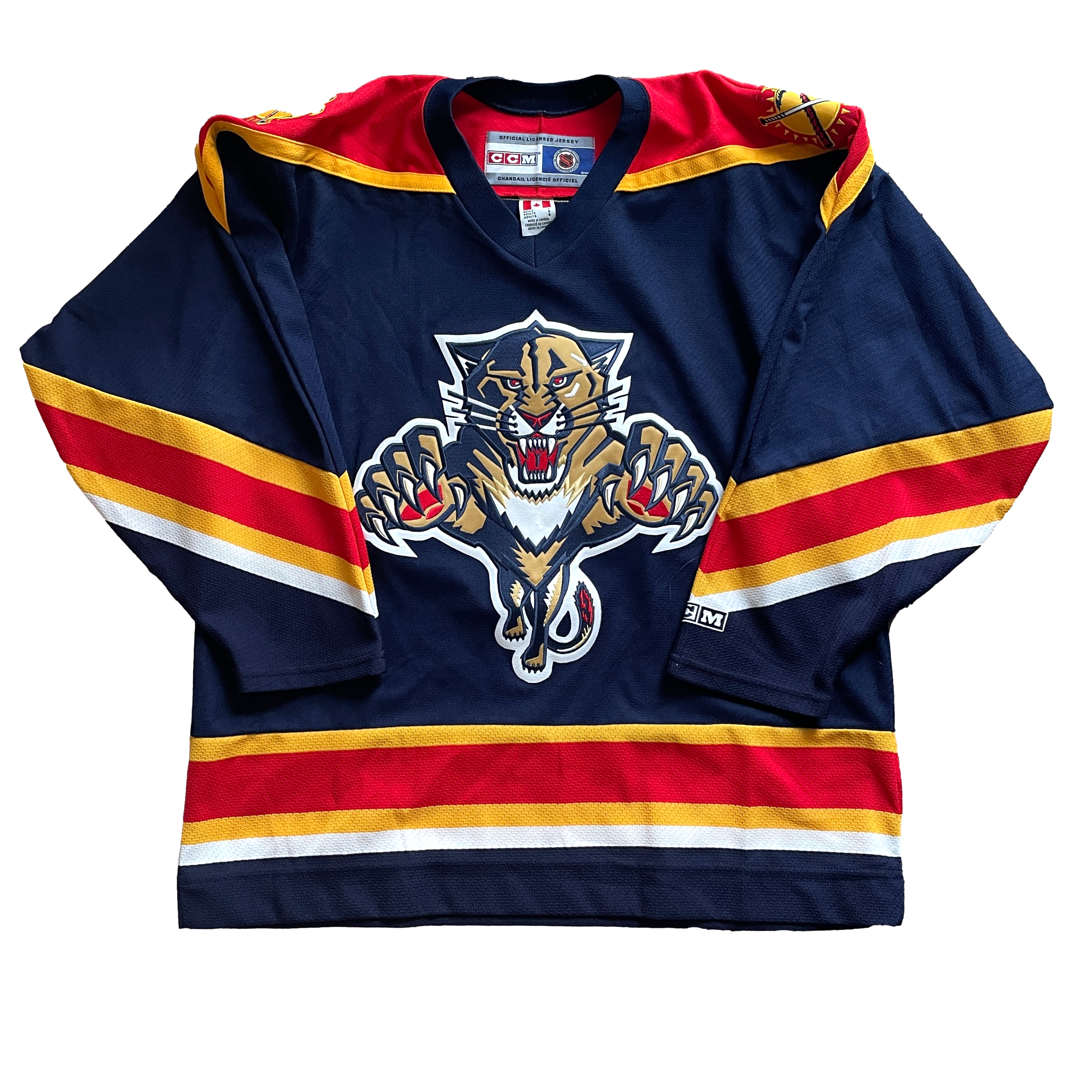 Vintage Florida Panthers NHL Hockey Jersey L