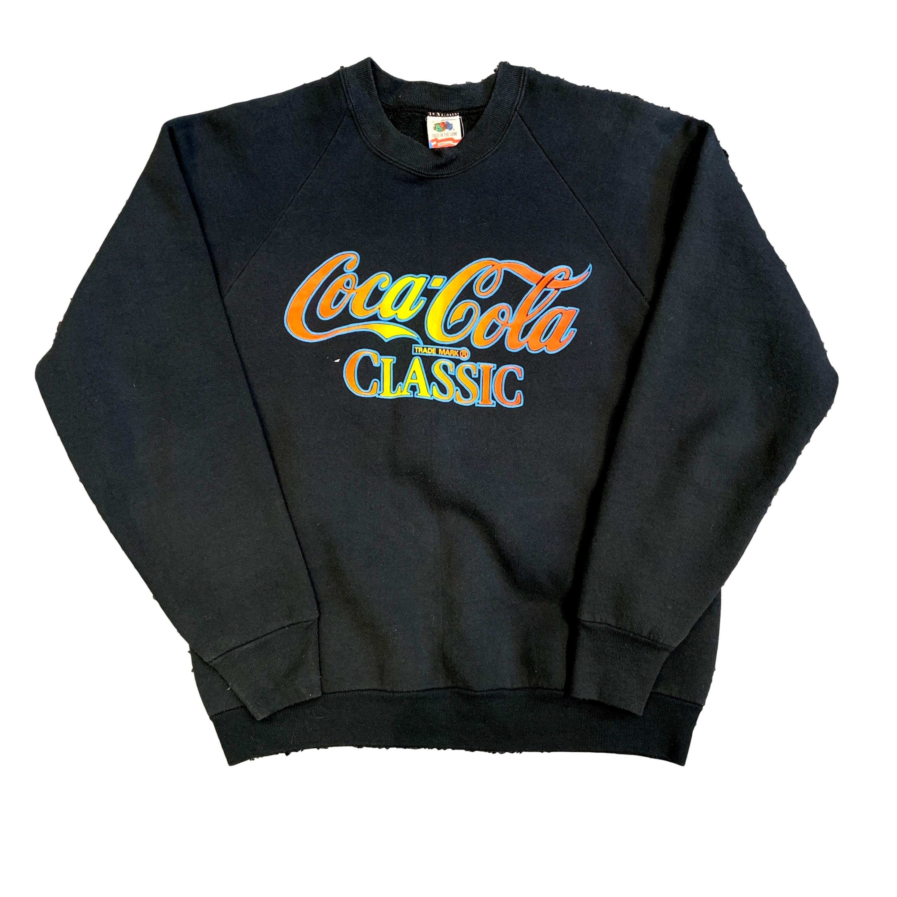 Vintage Coca Cola USA Print Sweatshirt (L)