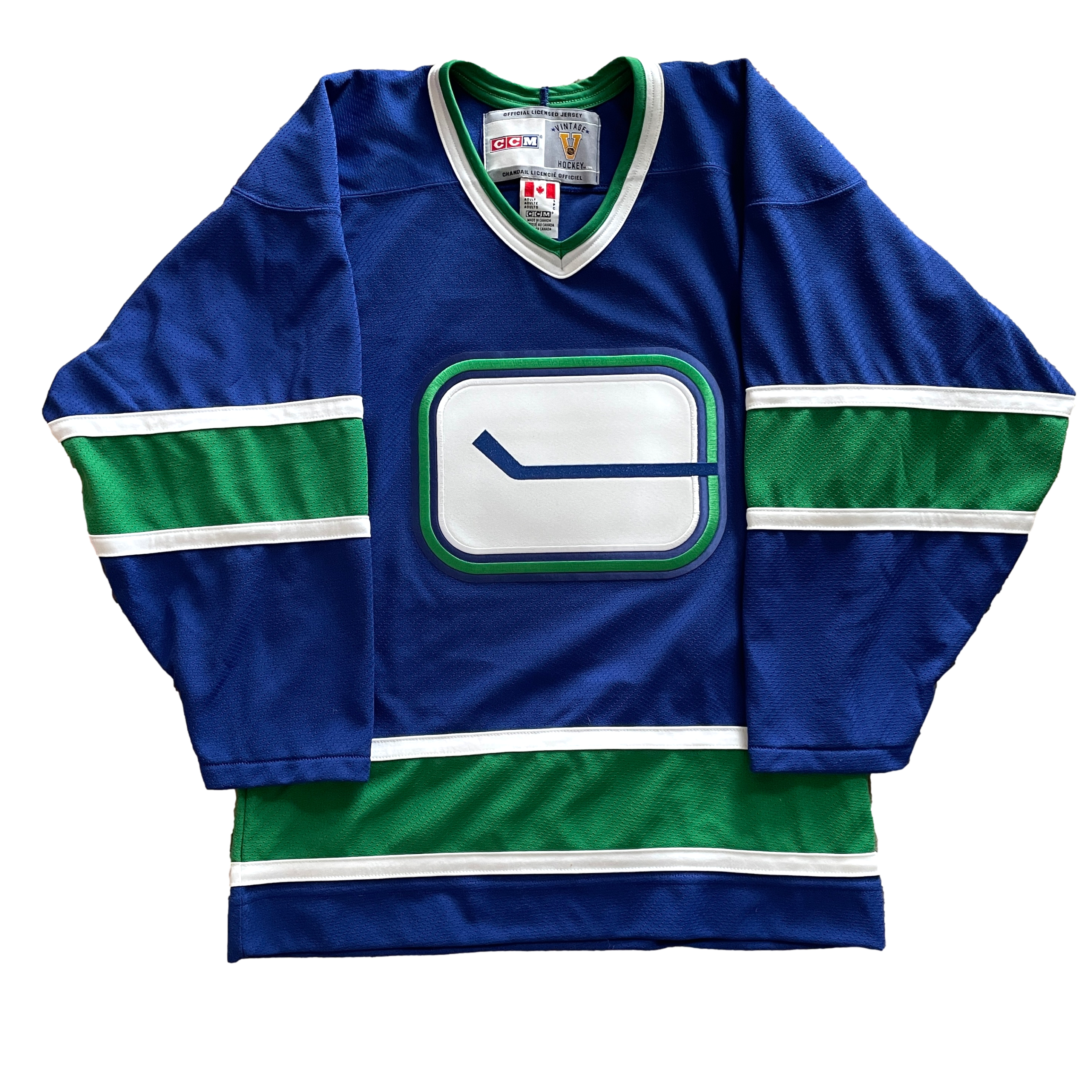 Vintage Vancouver Canucks NHL Hockey Jersey (S)