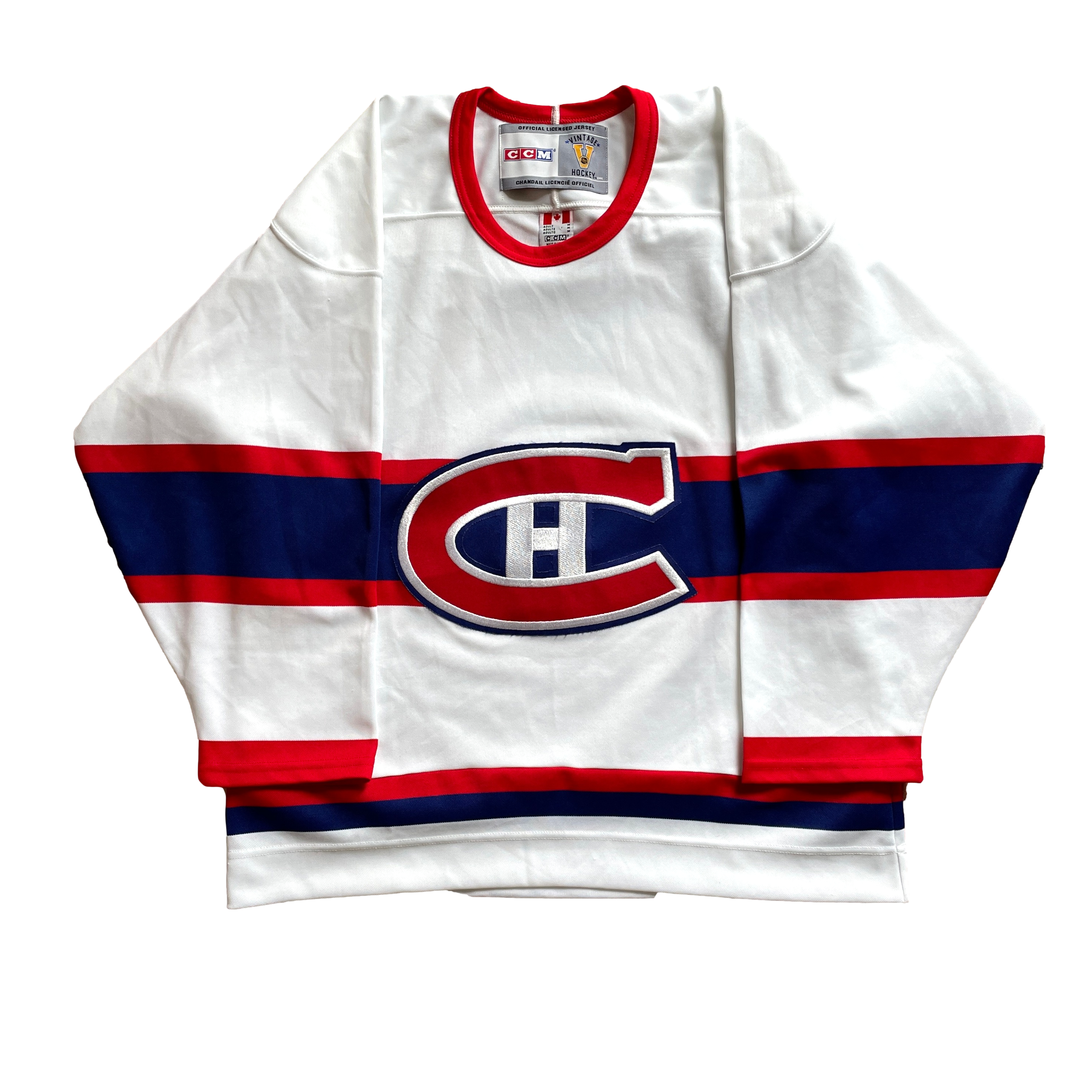 Vintage Montreal Canadiens NHL Hockey Jersey M Slapshot Vintage