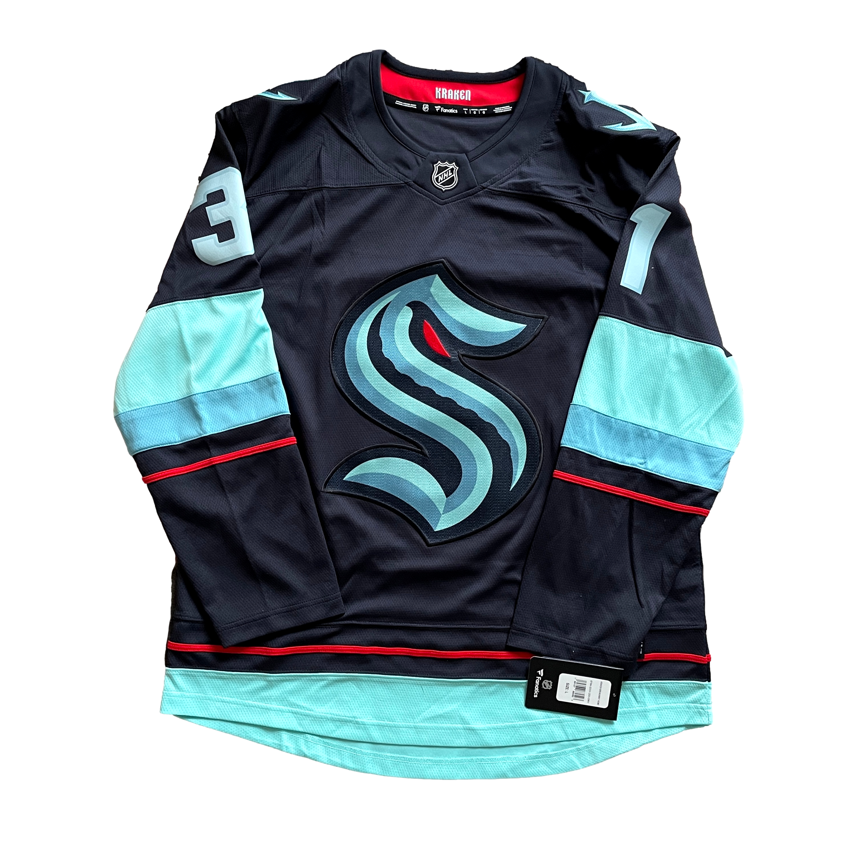 Seattle Kraken NHL Hockey Jersey (L)