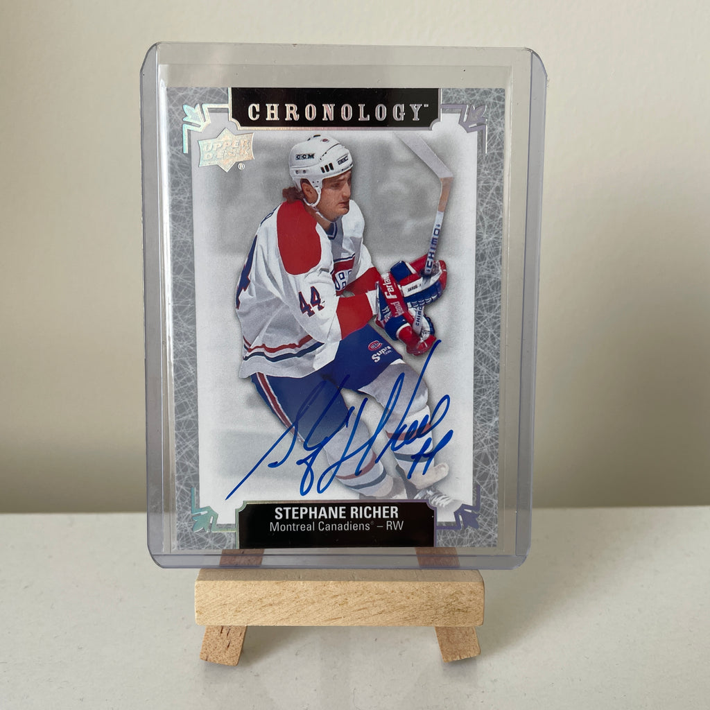 Canadiens Stephane Richer 2018/19 Chronology NHL Trading Card