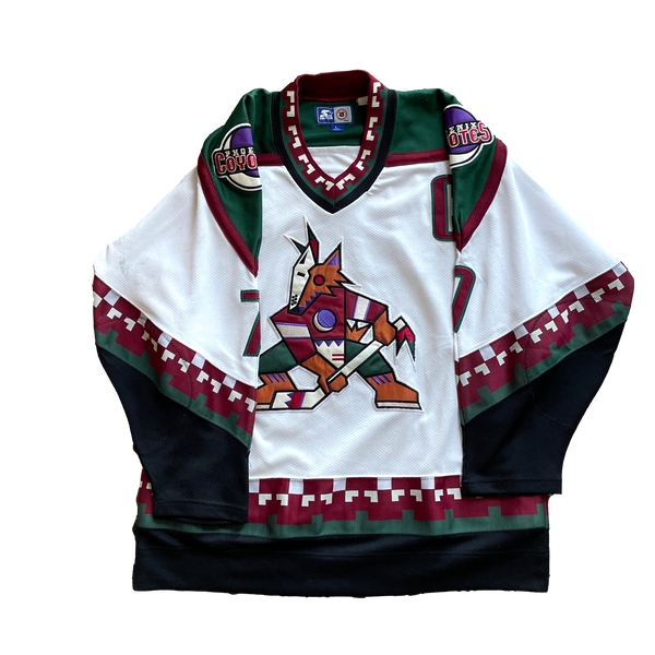 Vintage Pheonix Coyotes NHL Hockey Jersey L Slapshot Vintage