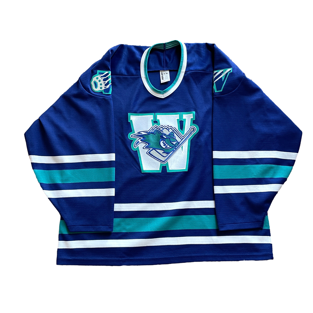Vintage Worcester Ice Cats Hockey Jersey (XL)