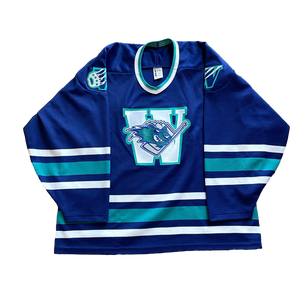 Vintage Worcester Ice Cats Hockey Jersey (XL)