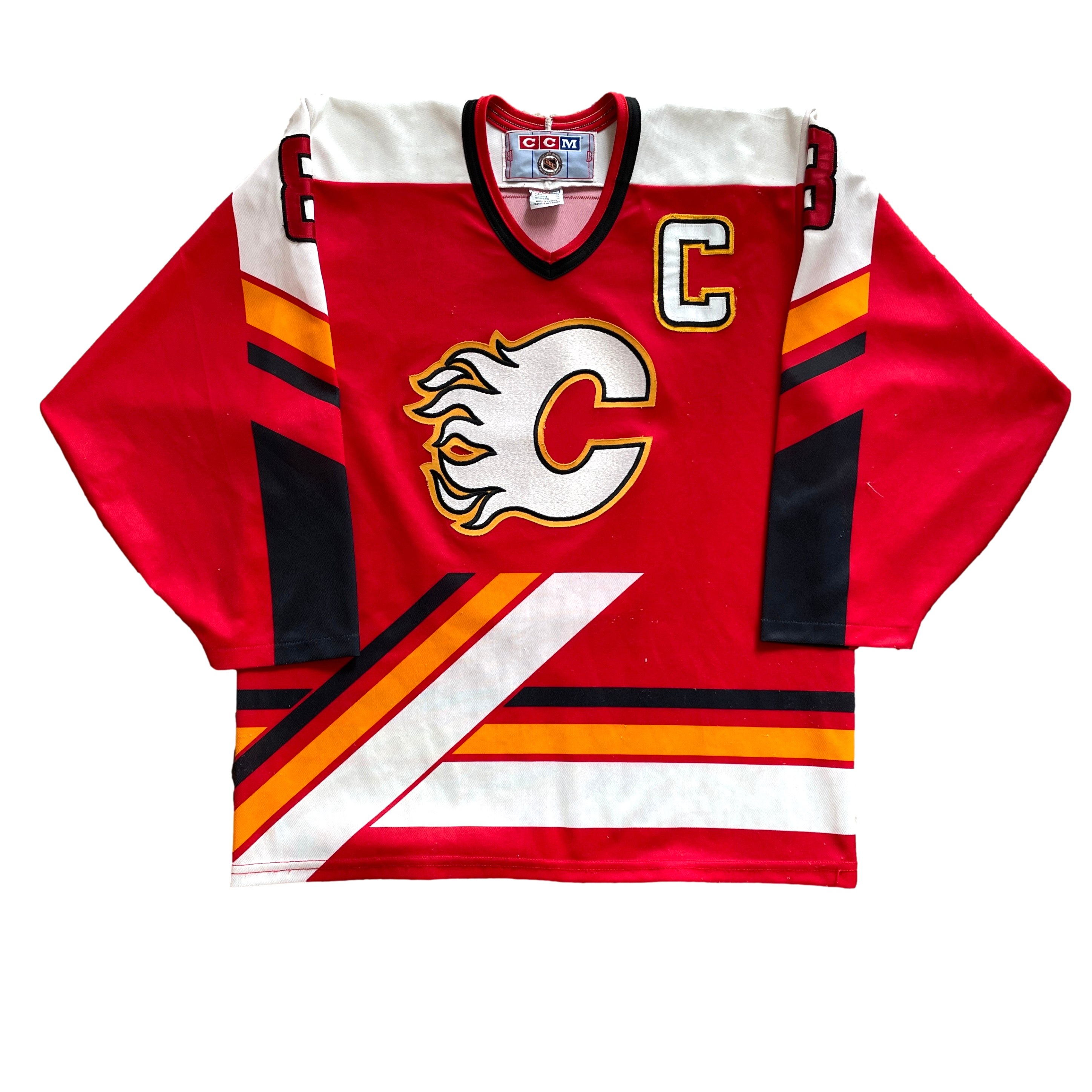 Vintage calgary 2025 flames jersey