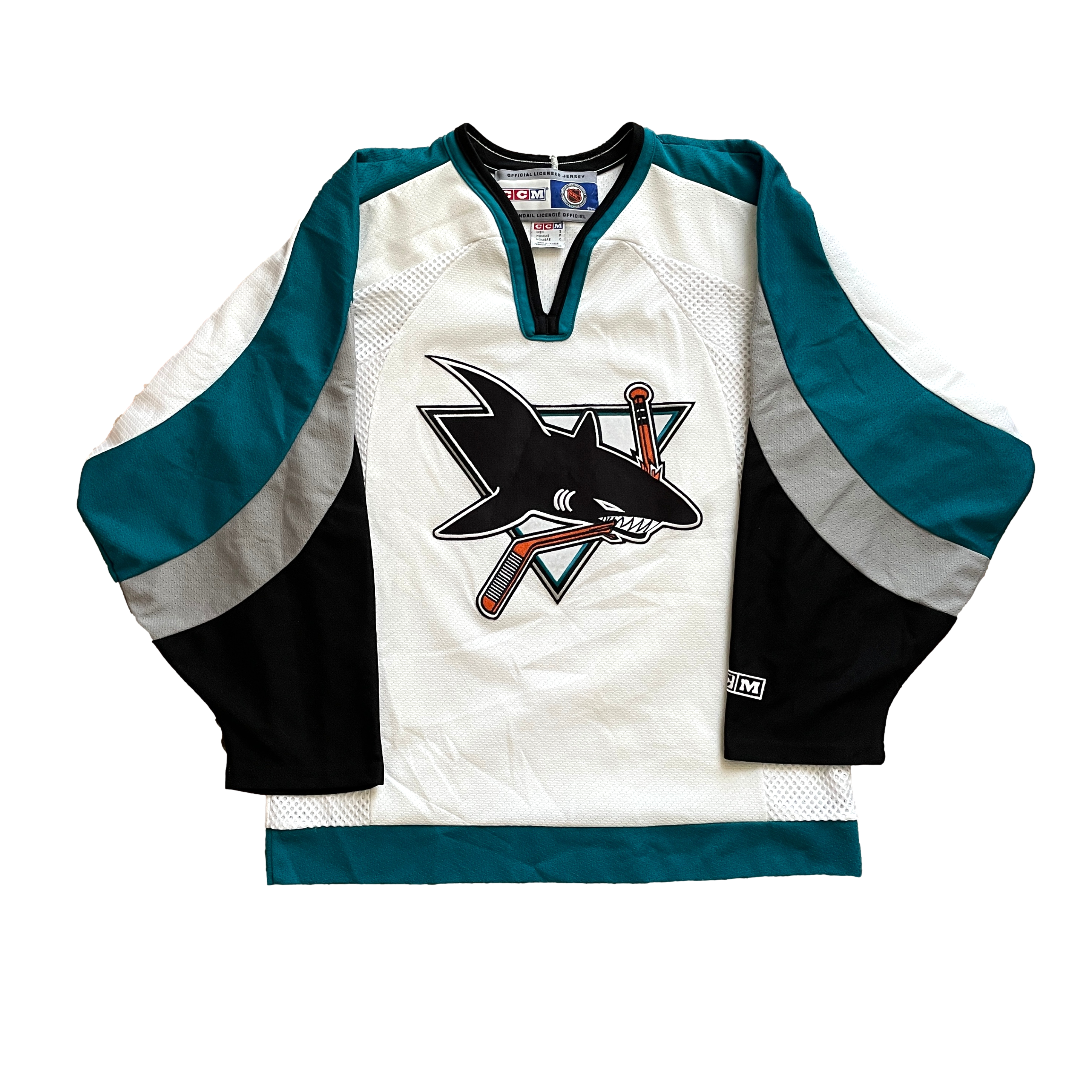 Vintage San Jose Sharks NHL Hockey Jersey (S)