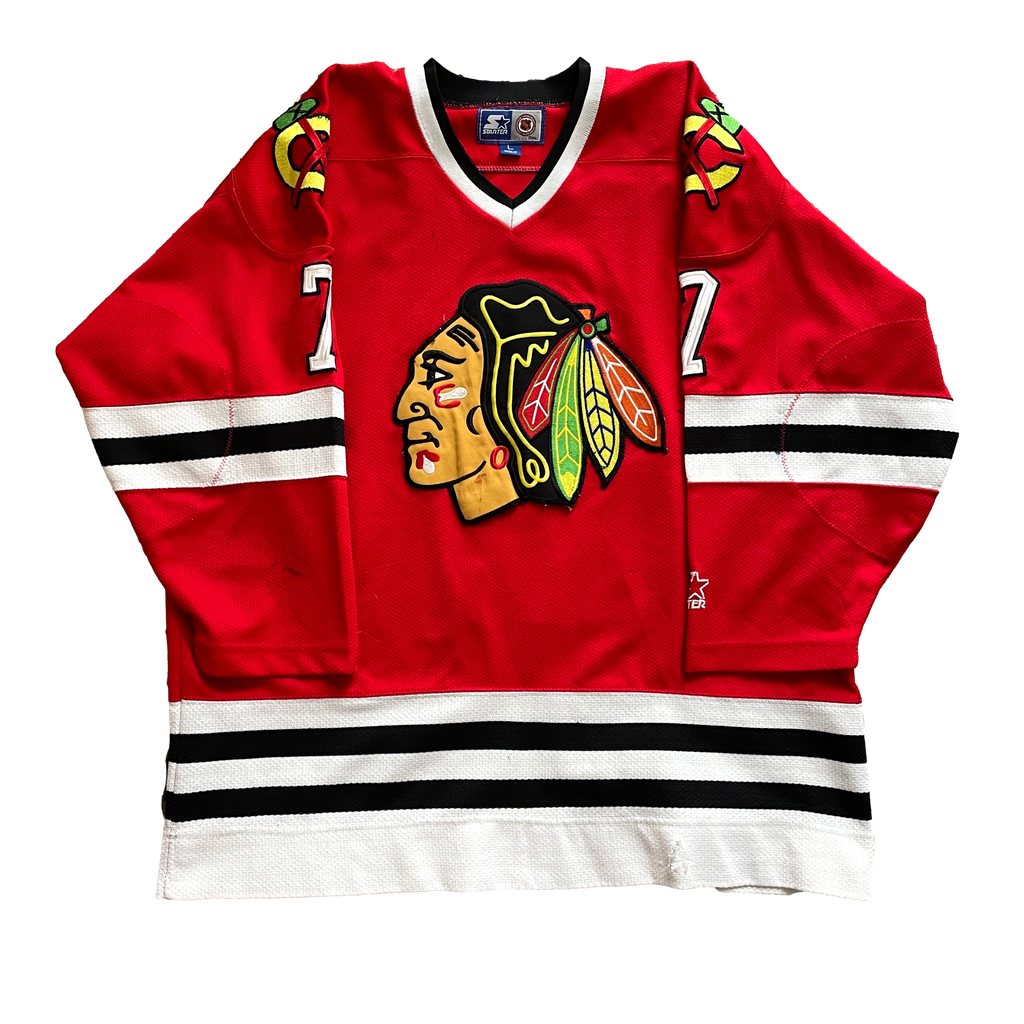 Vintage Chicago Blackhawks NHL Hockey Jersey (L)