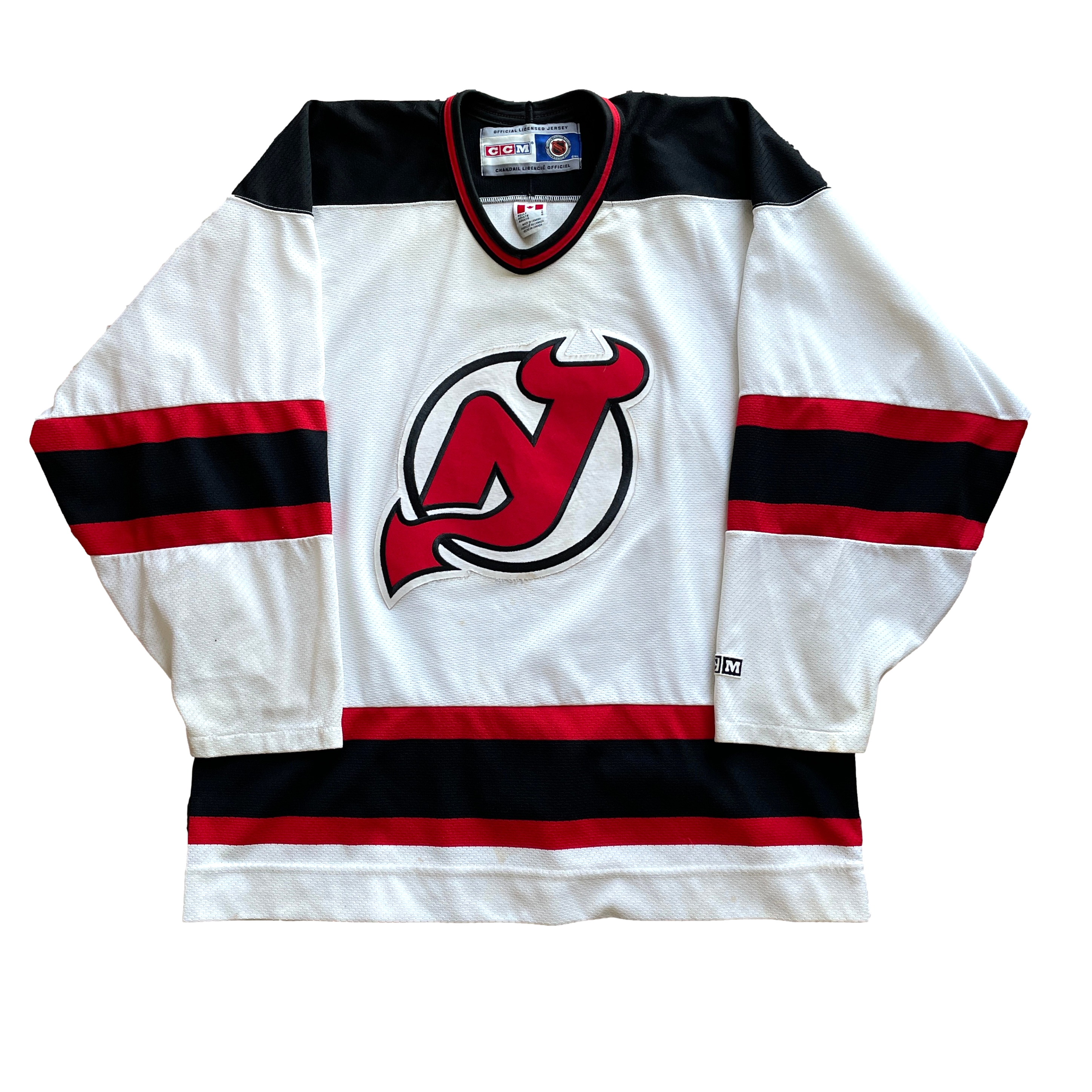 Vintage New Jersey Devils NHL Hockey Jersey L Slapshot Vintage