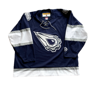 Vintage Edmonton Oilers NHL Hockey Jersey XXL Slapshot Vintage