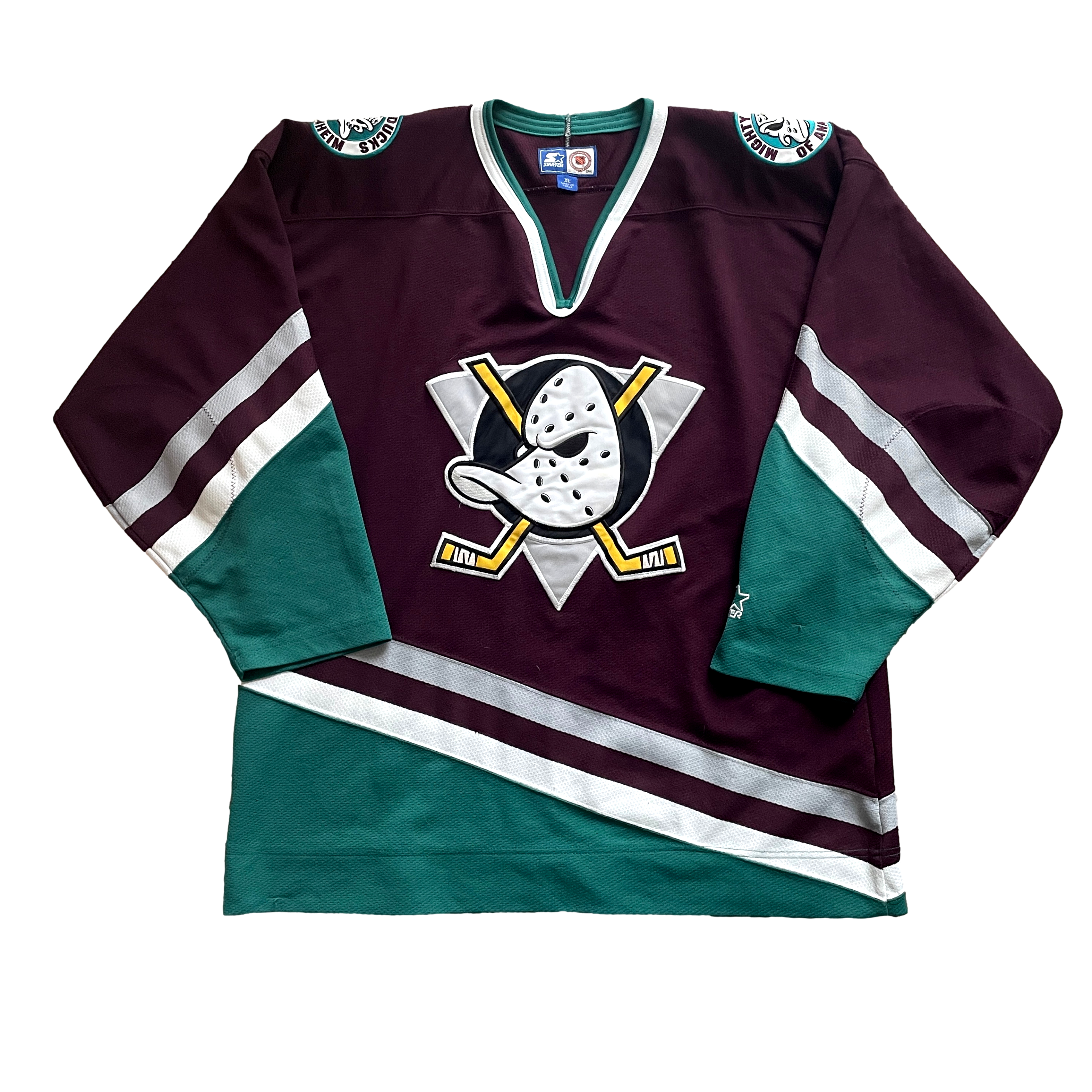 Vintage Anaheim Mighty Ducks NHL Hockey Jersey (XL)