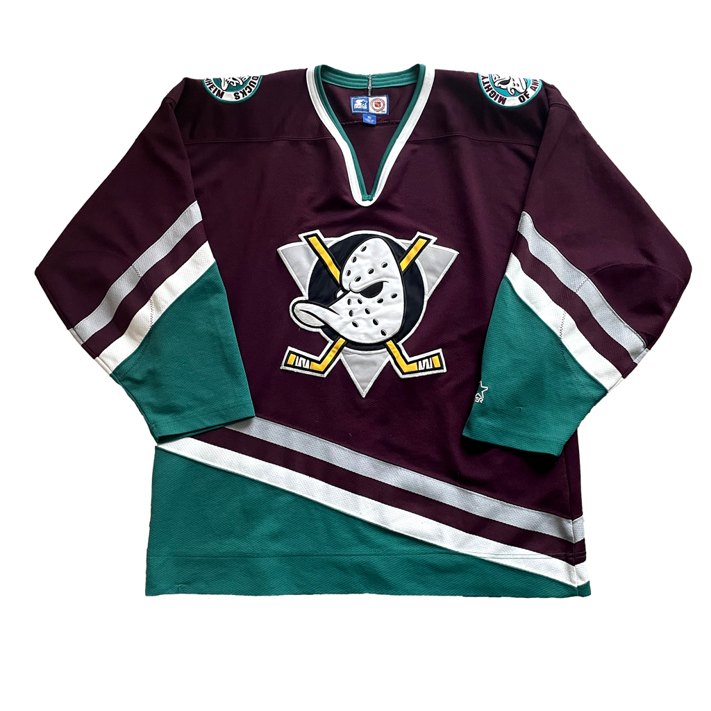 Vintage Anaheim Mighty Ducks NHL Hockey Jersey (XL)
