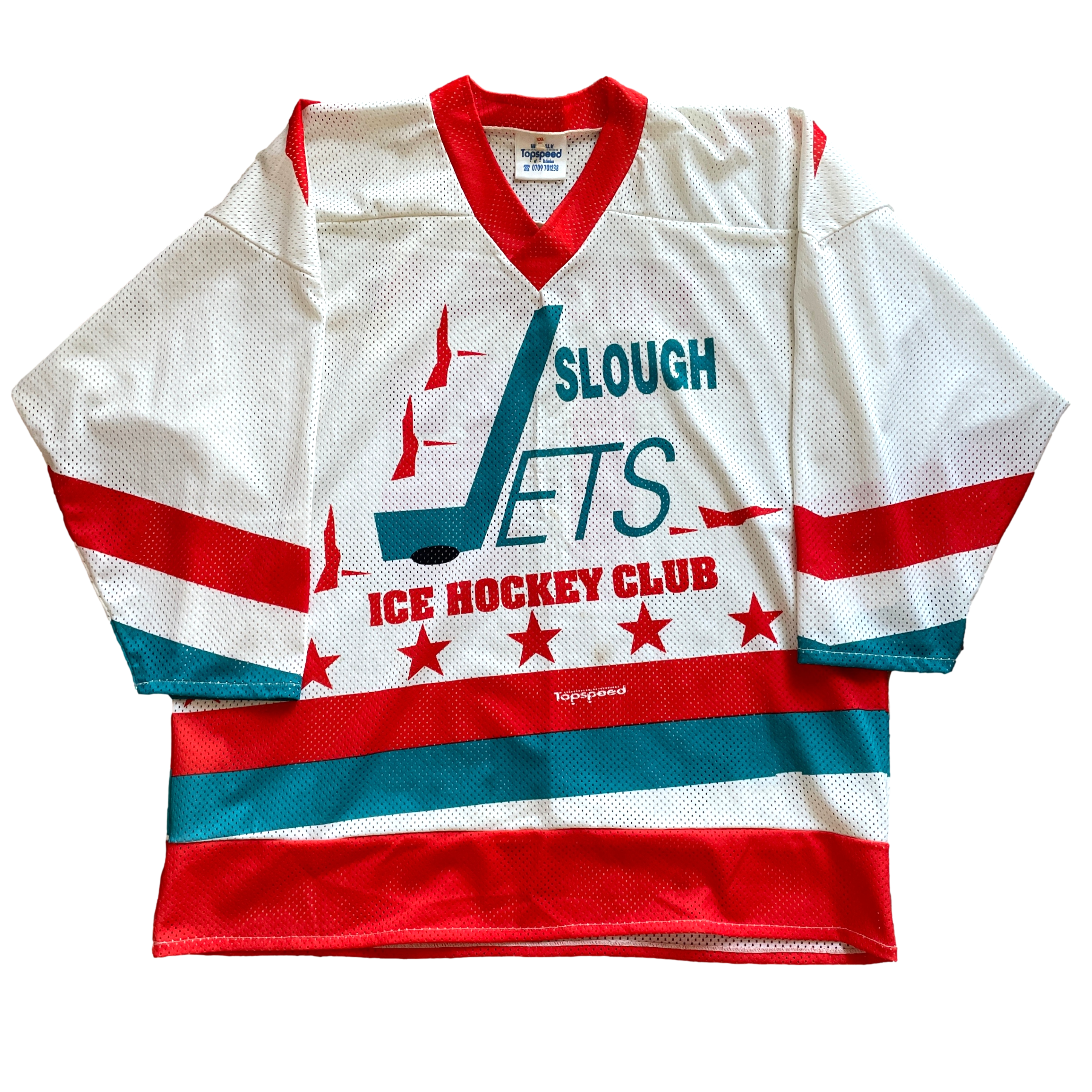 Vintage Slough Jets BNL Hockey Jersey (XXL)