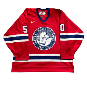 Vintage Norway IIHF Hockey Jersey (56)