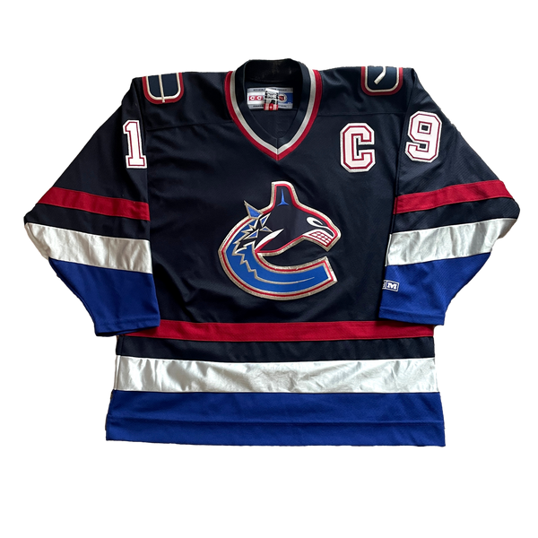 Vintage Vancouver Canucks NHL Hockey Jersey XXL Slapshot Vintage