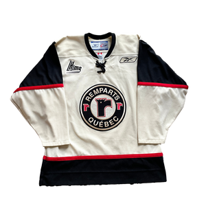 Quebec Remparts QMJHL Hockey Jersey L Slapshot Vintage
