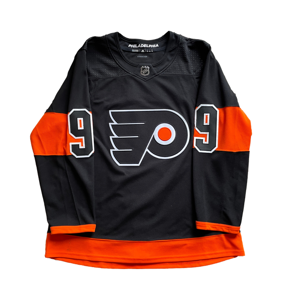 Flyers all black jersey top