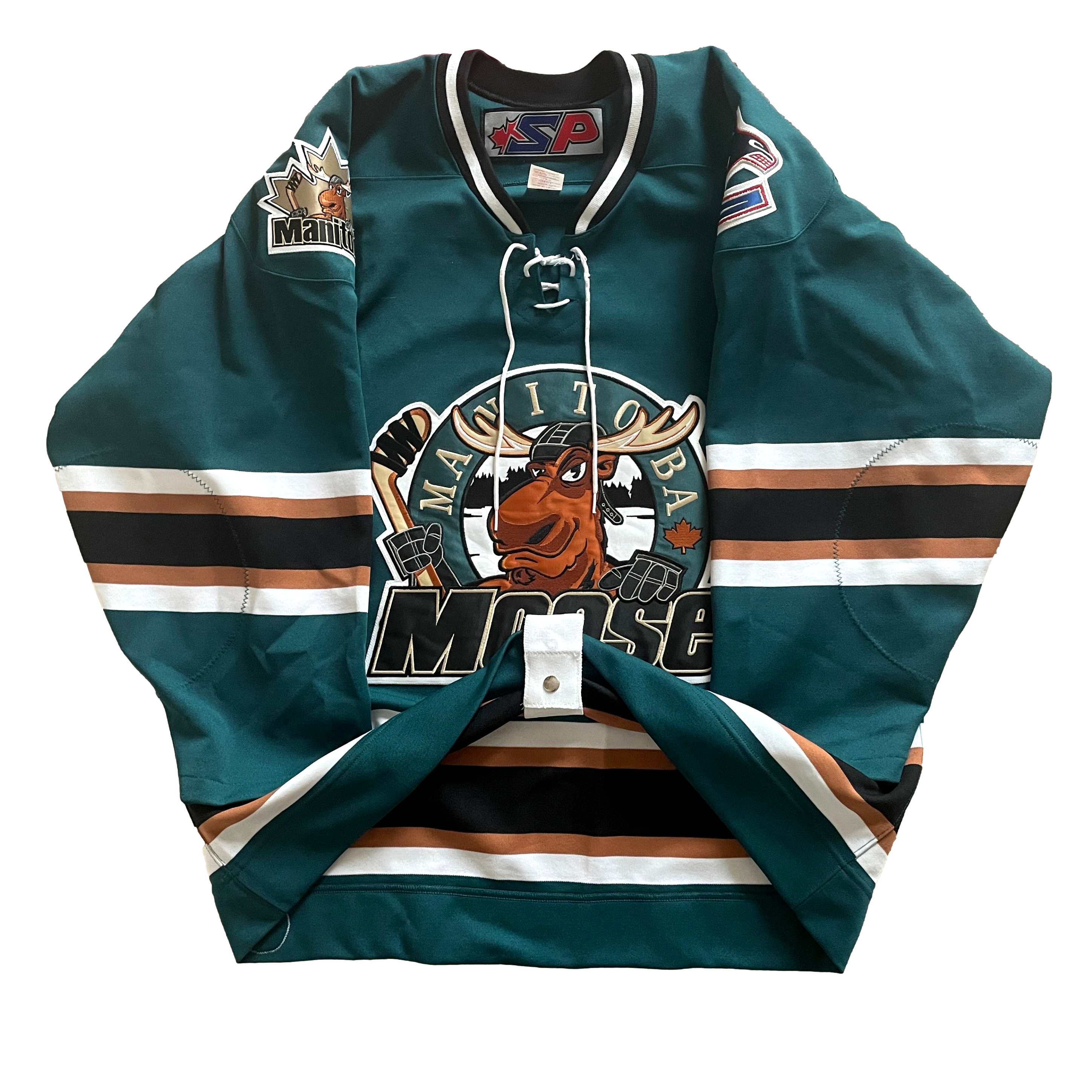 Vintage Manitoba Moose AHL Hockey Jersey (52)