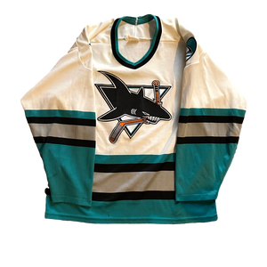 Vintage San Jose Sharks NHL Hockey Jersey (L)