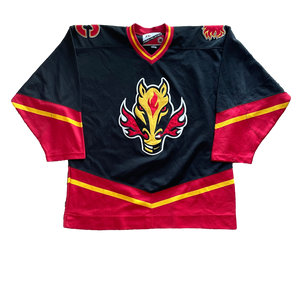 Vintage Calgary Flames NHL Hockey Jersey (L)