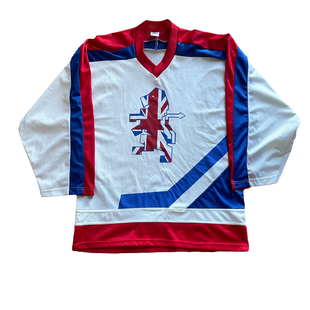 Vintage Team Great Britain IIHF Hockey Jersey (XL)