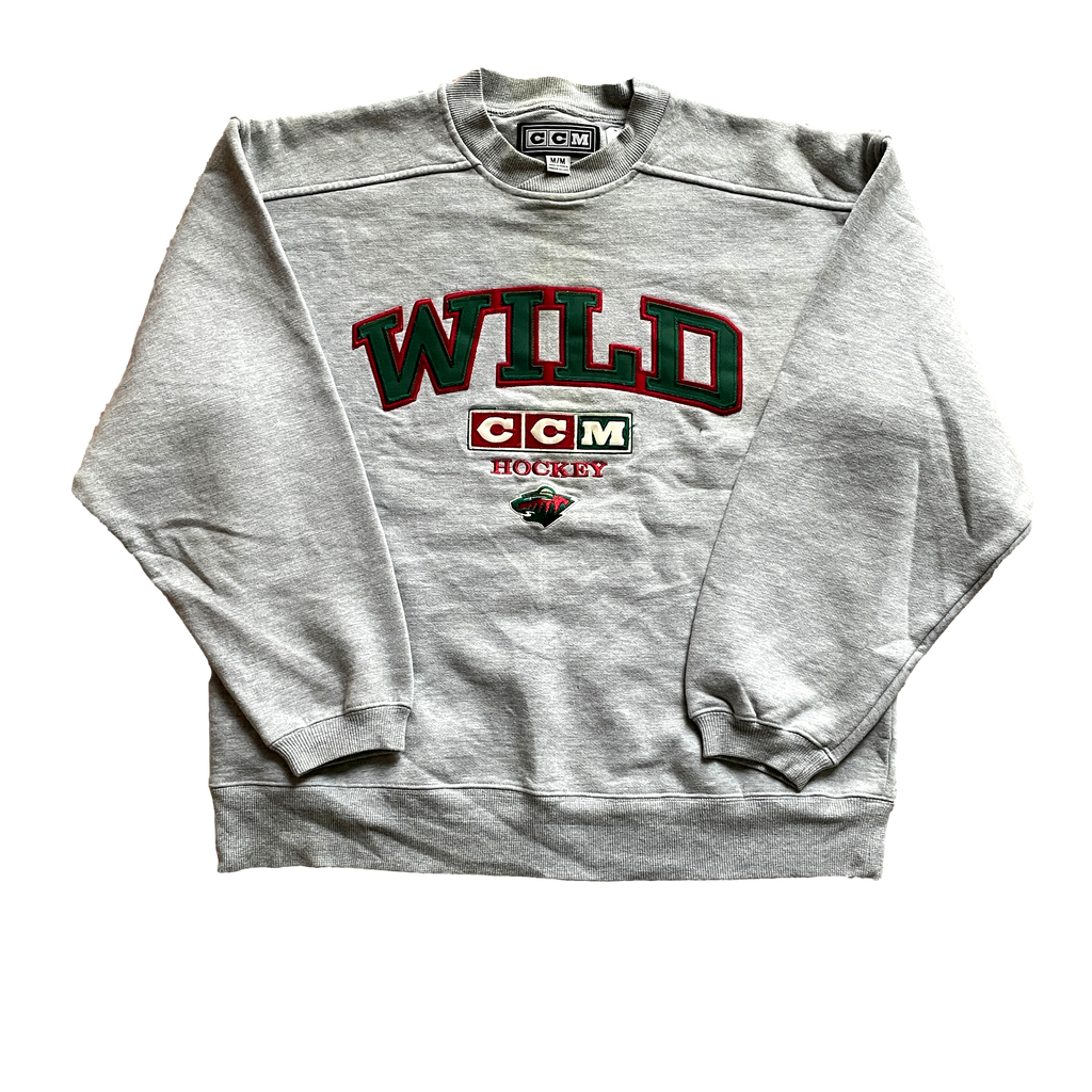 Vintage Minnesota Wild NHL Hockey Sweatshirt (M)