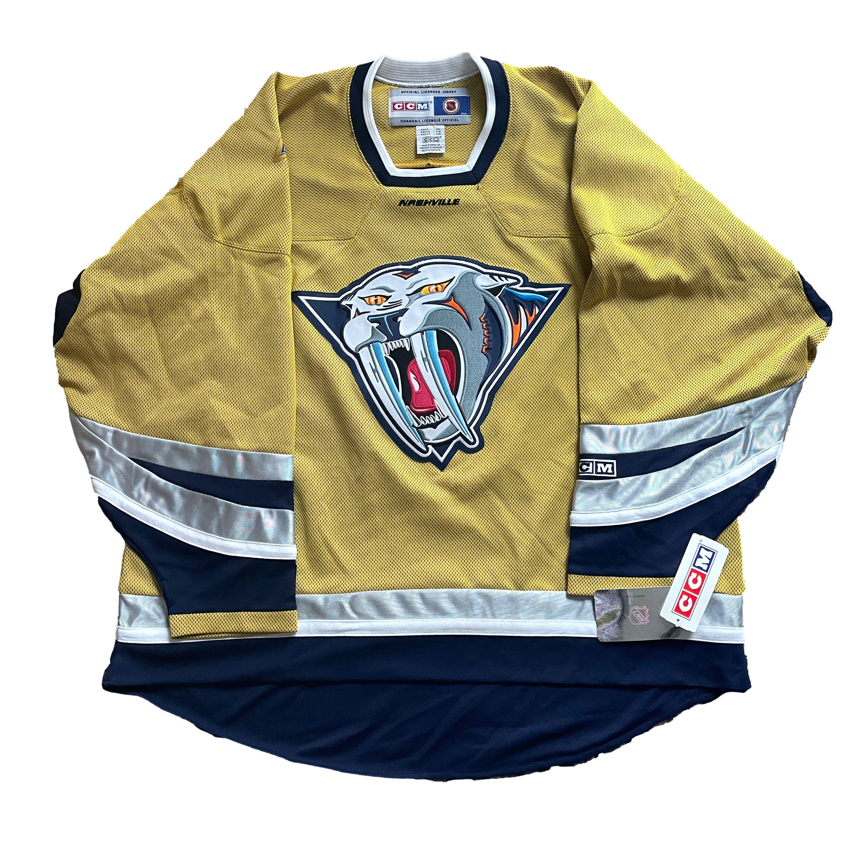 Vintage Nashville Predators NHL Hockey Jersey (XXL)