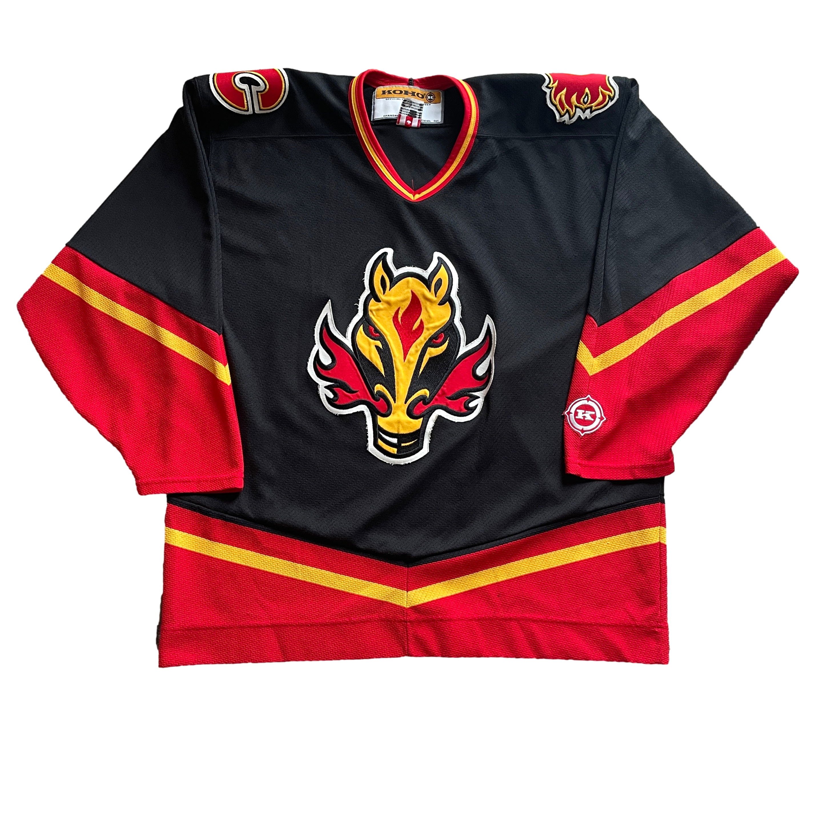 Vintage Calgary Flames NHL Hockey Jersey (XL)
