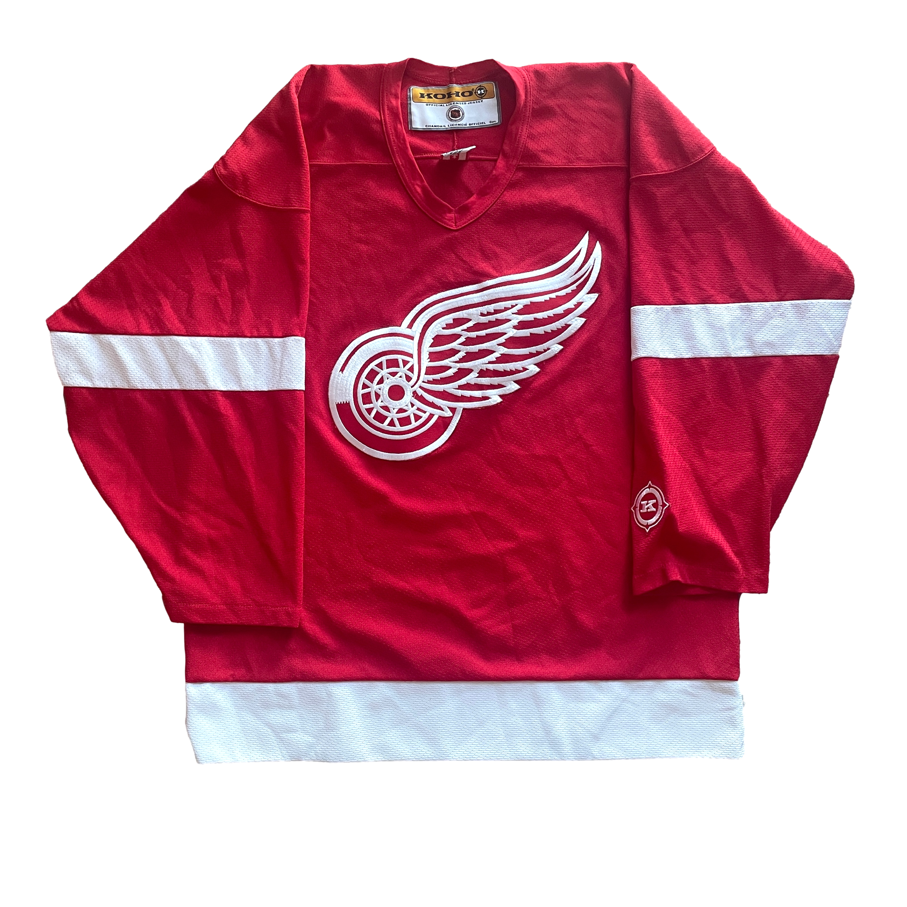 Vintage Detroit Red Wings NHL Hockey Jersey M Slapshot Vintage