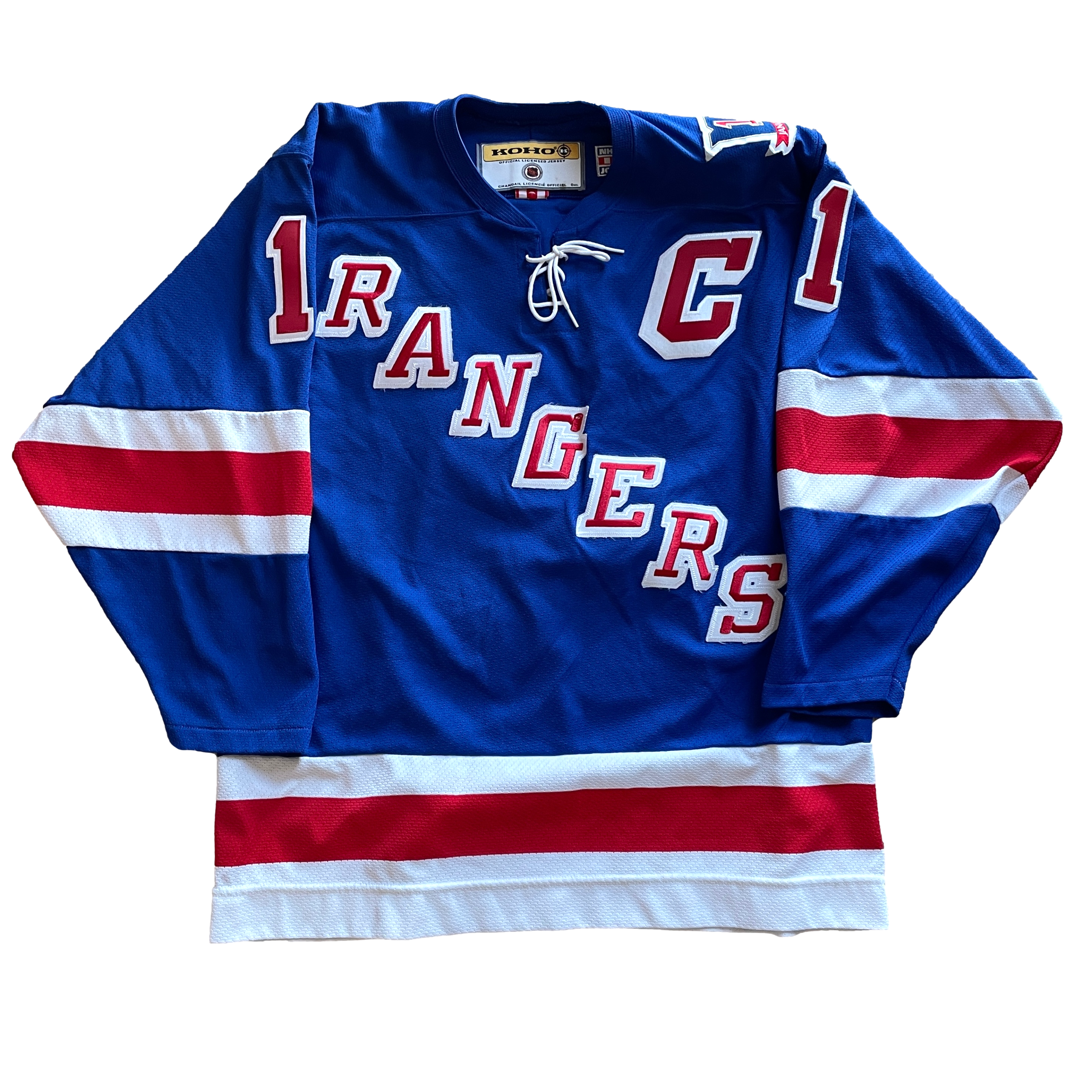 Vintage New York Rangers NHL Hockey Jersey L Slapshot Vintage