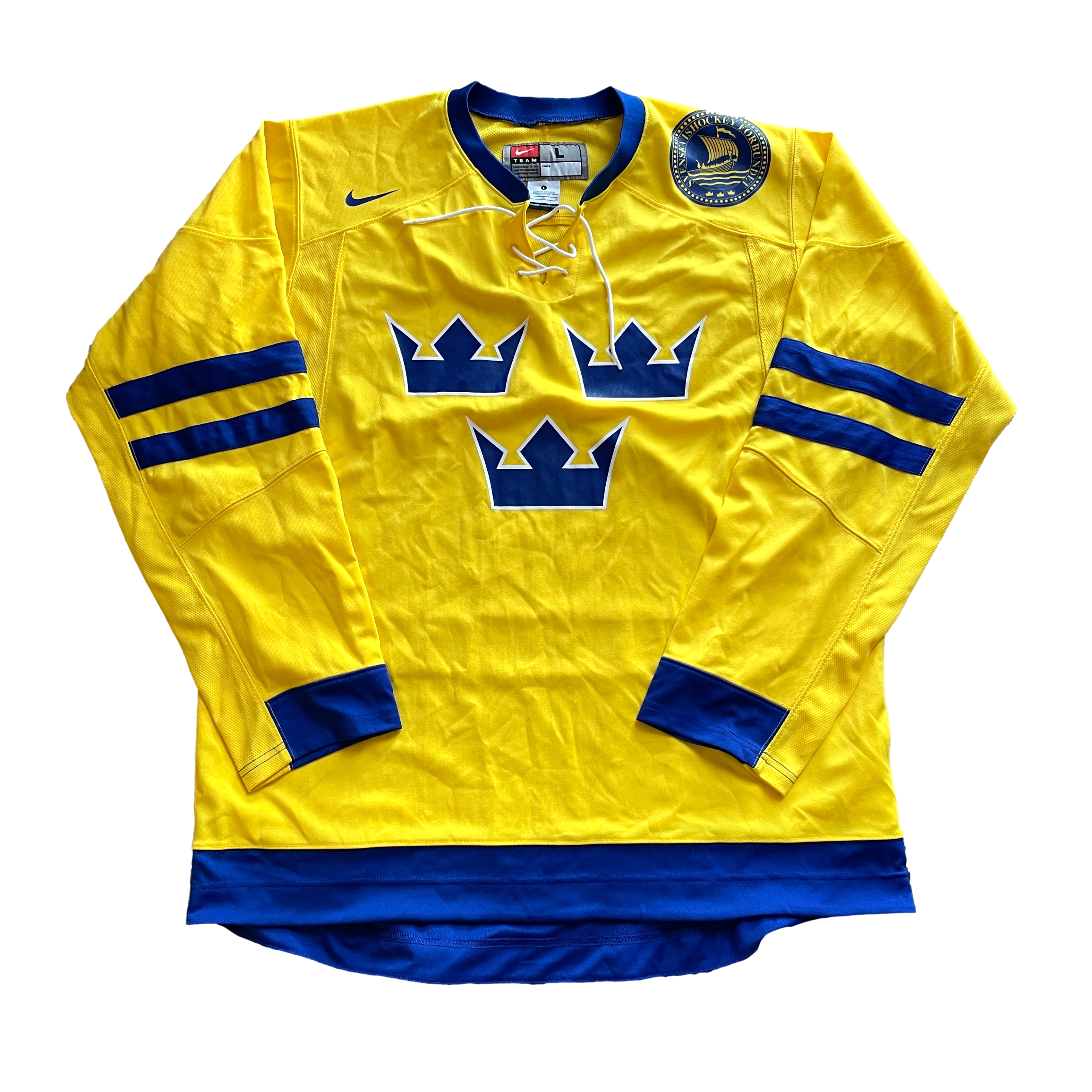 Vintage Sweden IIHF Hockey Jersey (L)