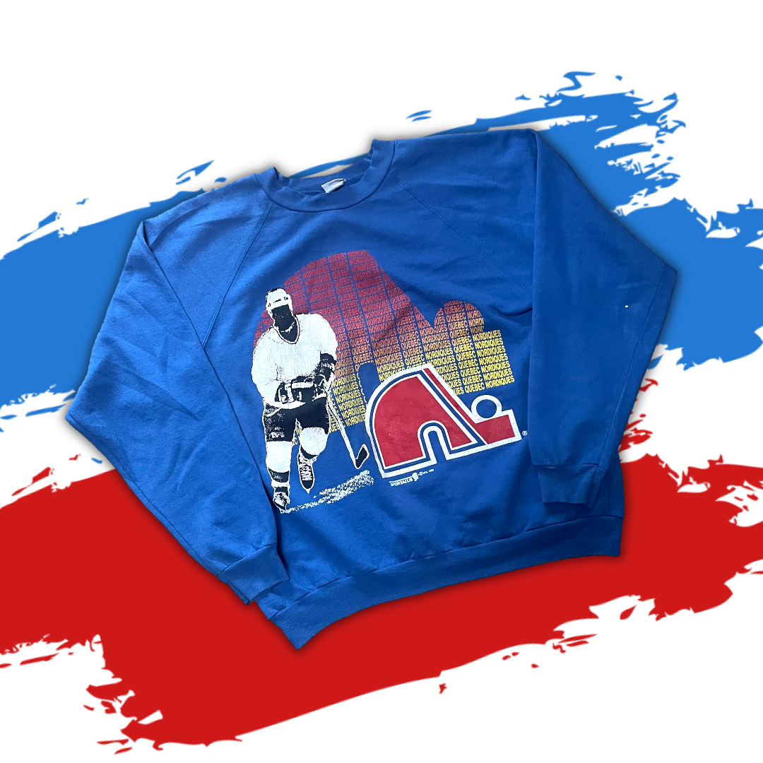 Vintage Quebec Nordiques NHL Hockey Sweatshirt (L)
