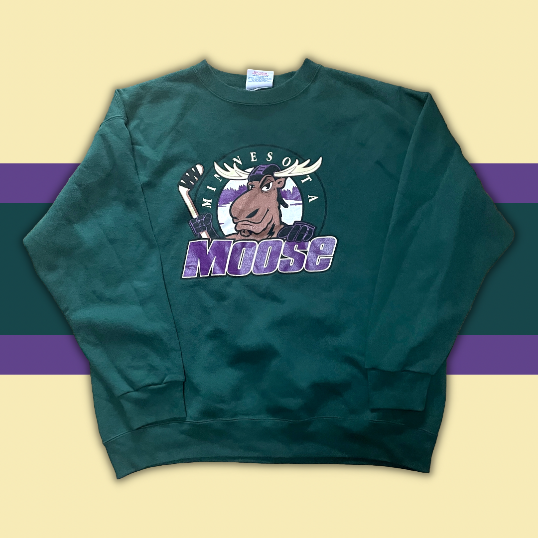 Vintage Minnesota Moose Hockey Sweatshirt (XL)